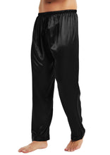 Load image into Gallery viewer, Lonxu Mens Satin Pyjamas Pants Sleep Bottoms Lounge Pants S~4XL
