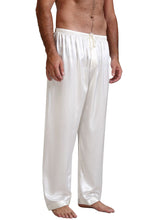 Load image into Gallery viewer, Lonxu Mens Satin Pyjamas Pants Sleep Bottoms Lounge Pants S~4XL
