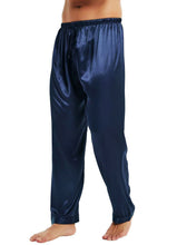 Load image into Gallery viewer, Lonxu Mens Satin Pyjamas Pants Sleep Bottoms Lounge Pants S~4XL
